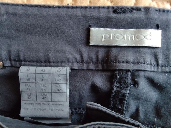 Pantalon bleu Promod taille 42 - photo numéro 3