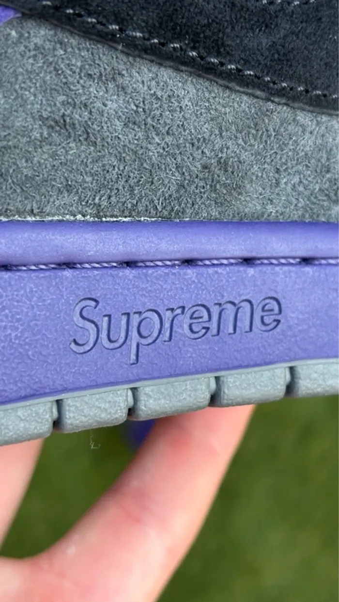 Nike sb dunk low supreme 94 ink purple - photo numéro 9