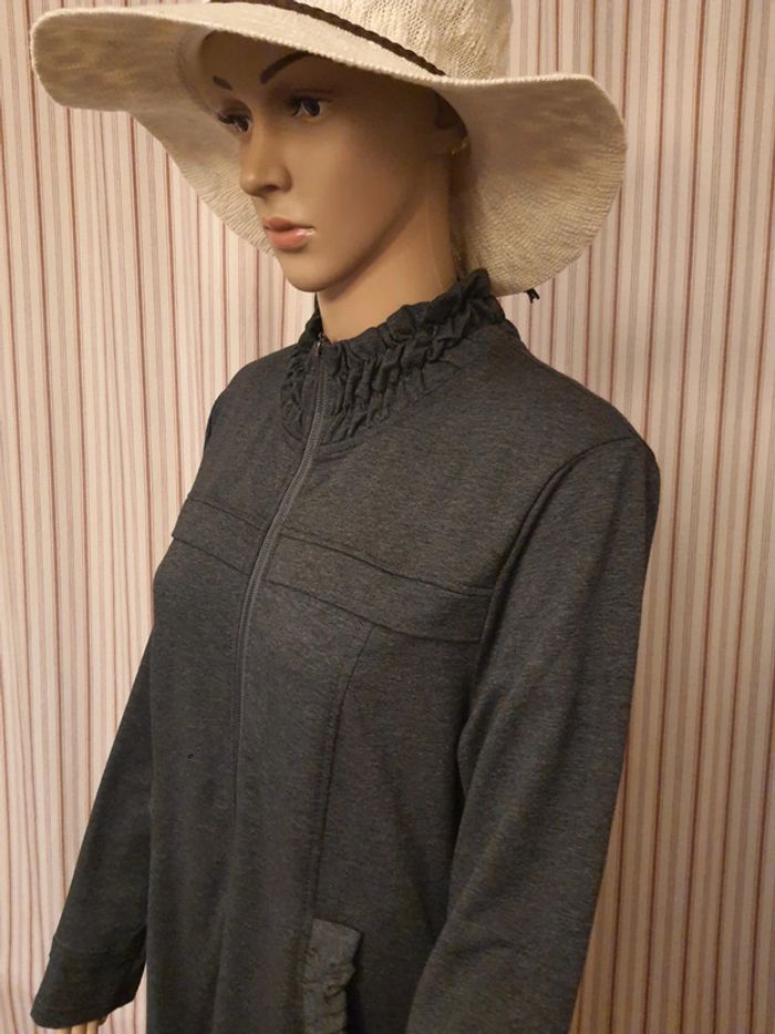 Pardessus gris Areline taille 5 (fr 44 ) neuf - photo numéro 7