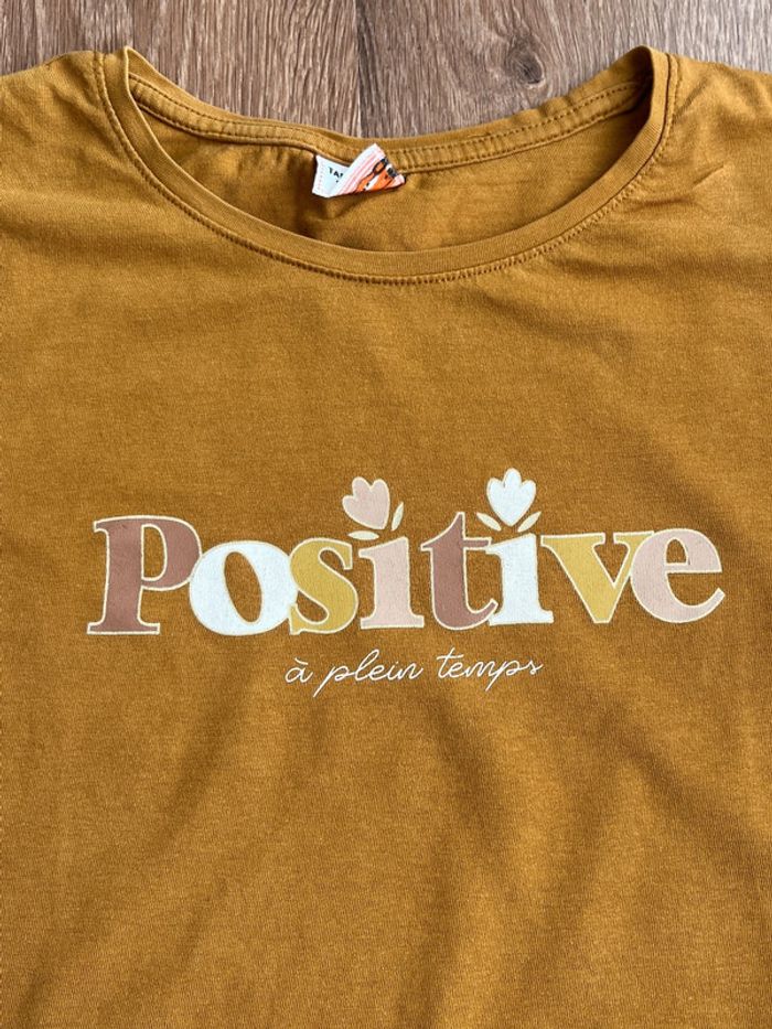 Tee shirt fille manches longues TAO 14 ans - photo numéro 2