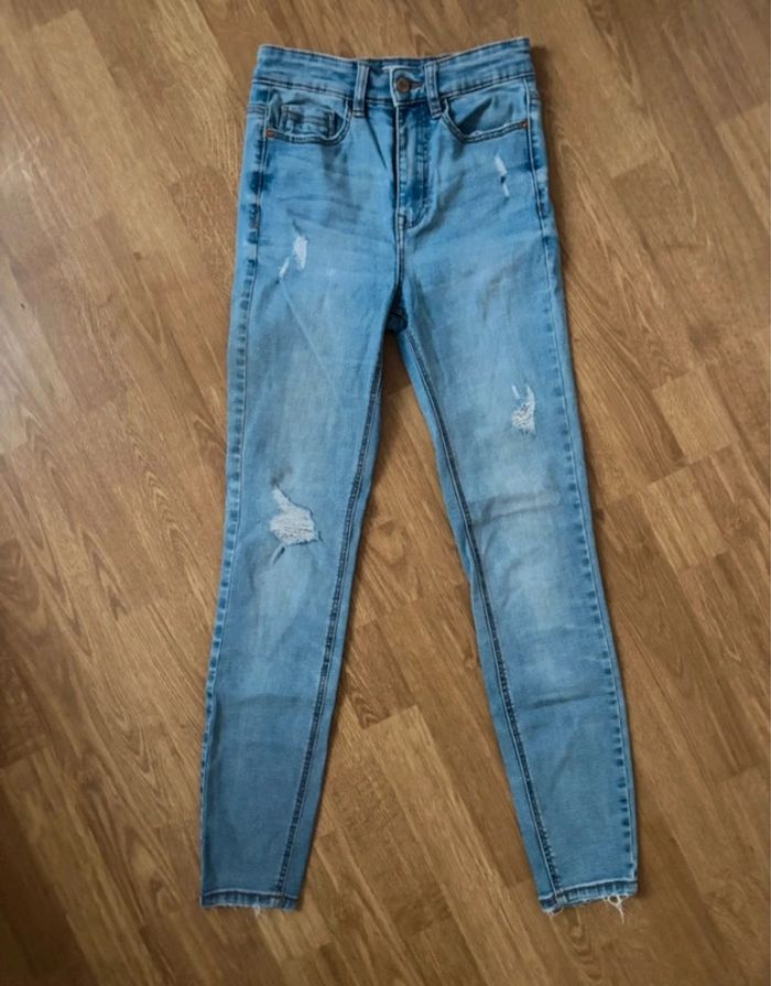 Jean troué skinny