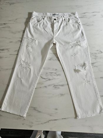 Zara pantalon blanc taille 42