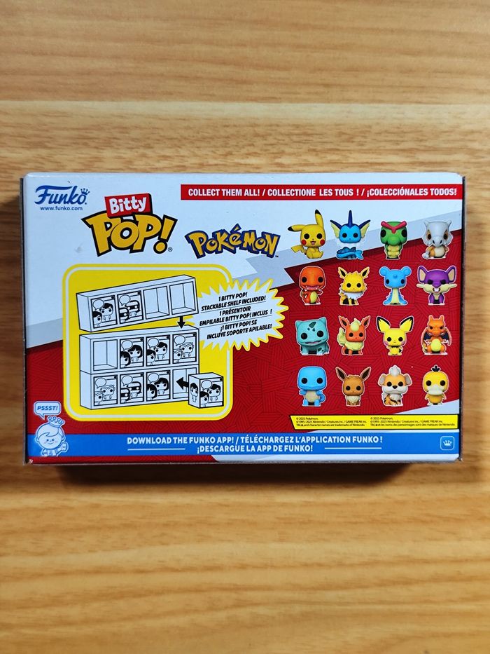 Bitty Pop! Pokémon - Pack de 4 Figurines (Charmander, Jolteon, Lapras, Rattata) - photo numéro 7