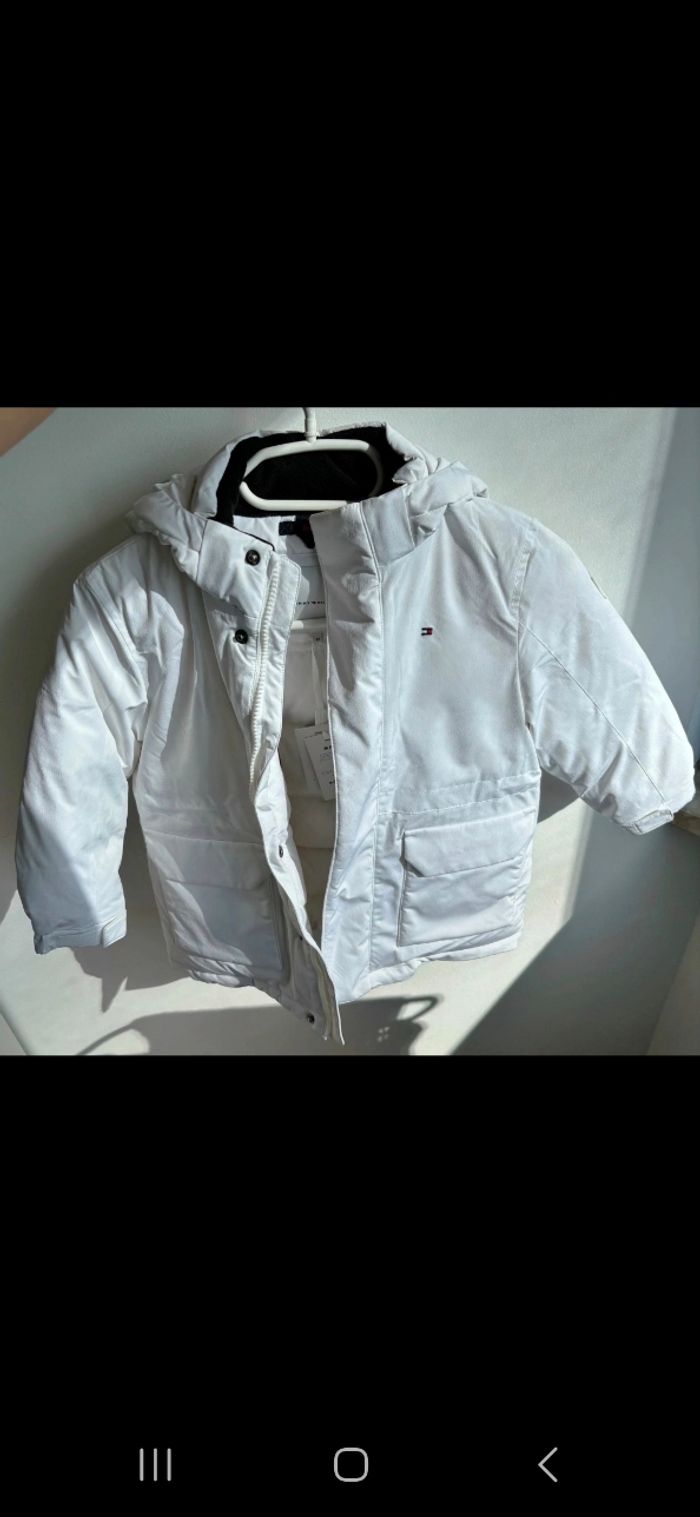 Doudoune blanche Tommy Hilfiger