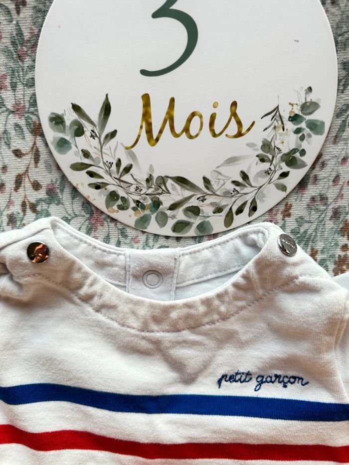 Combinaison short marinière Jacadi - photo numéro 3