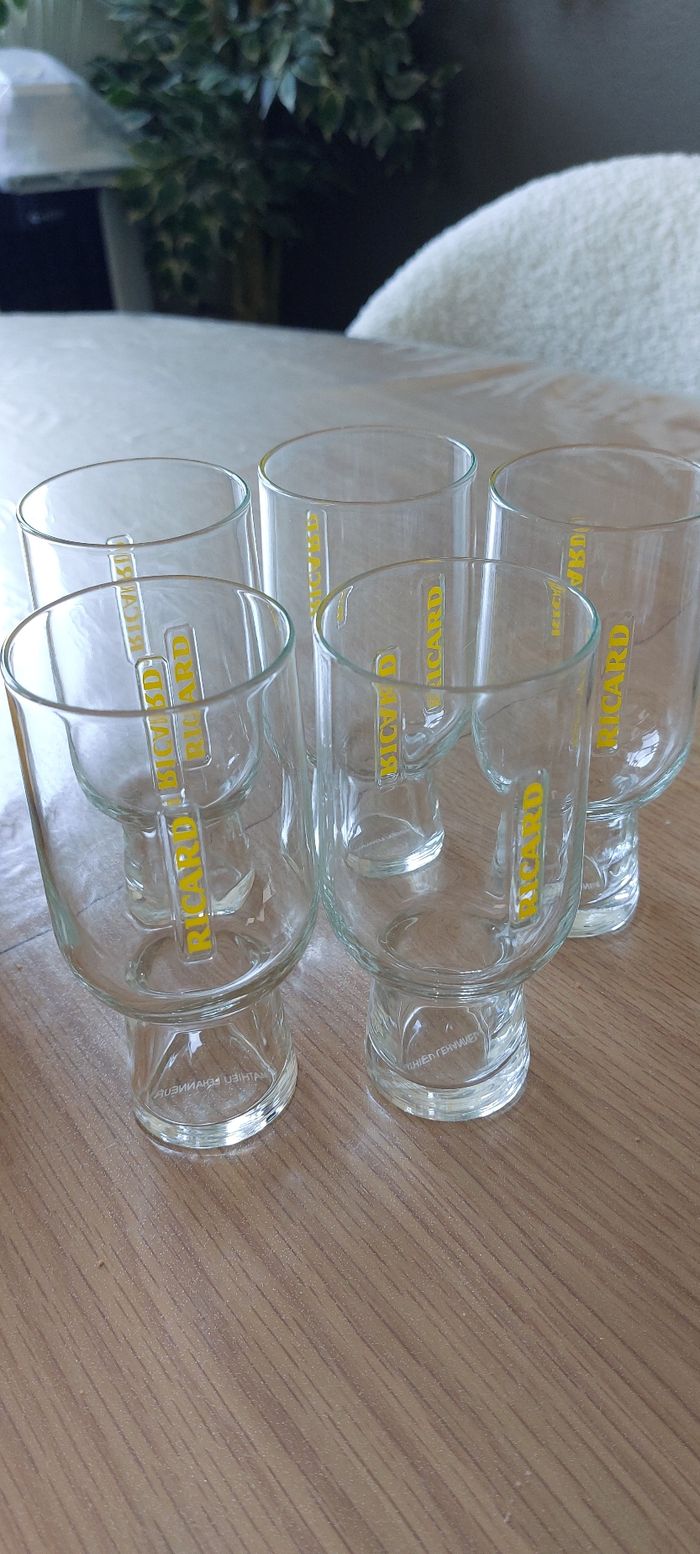 Lot de 5 verres Ricard Mathieu Lehanneur - photo numéro 5