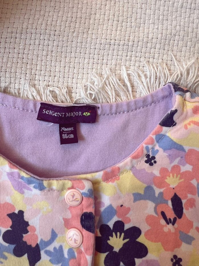 Gilet fleur sergent major multicolore 86 - photo numéro 5