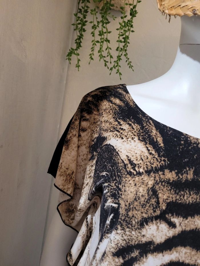 T shirt tête de tigre - photo numéro 3