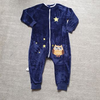 Surpyjama polaire bleu 130cm
