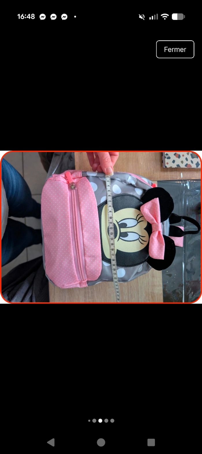 Petit sac à dos Minnie Mouse Disney neuf - photo numéro 7