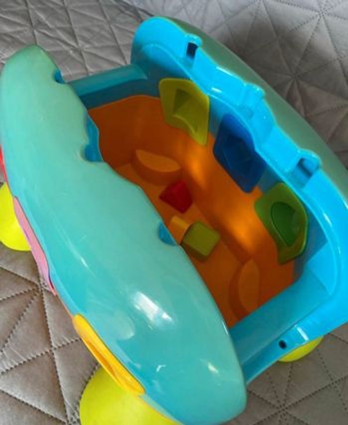 Trotteur de marche 3 en 1 coffre jouet , porteur , éveil bébé 6/24 mois - photo numéro 5