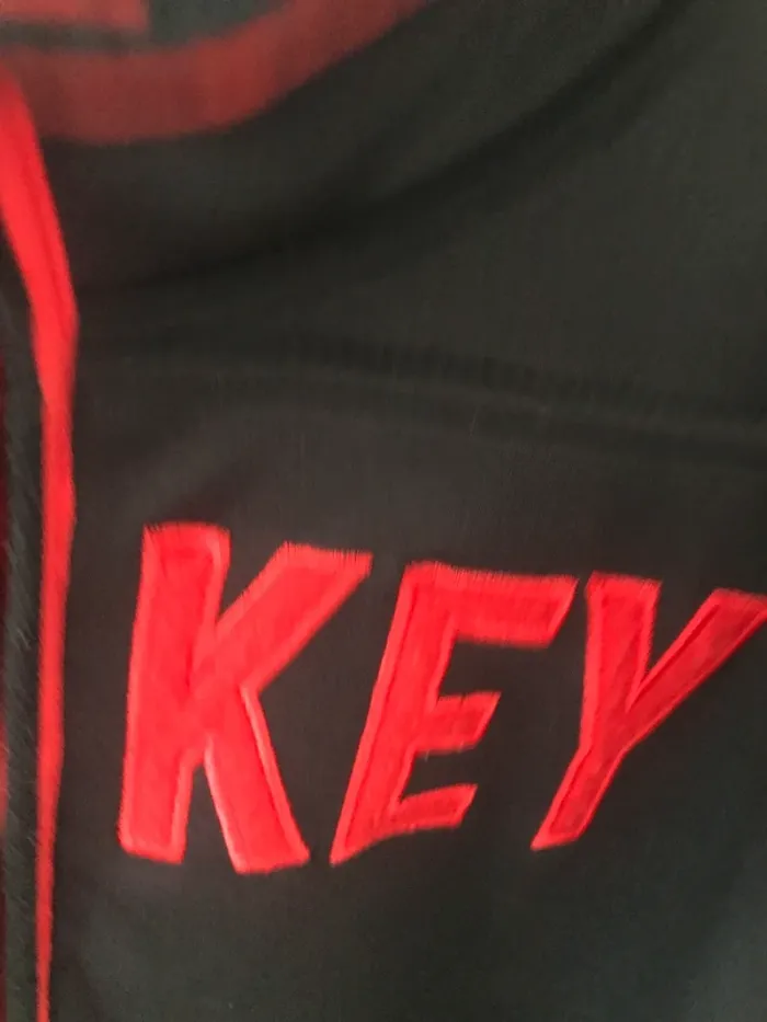 gilet zippé garçon taille 12 ans okaïdi noir et rouge intérieur polaire poches zippées - photo numéro 3