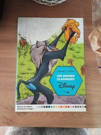 Livre de coloriages mystères les grands classiques Disney