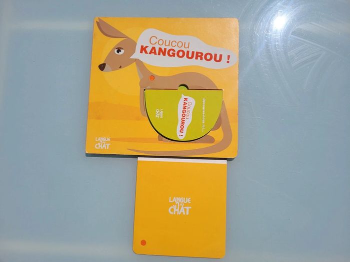 Livre surprise grand format 🦘 Coucou Kangourou ! 🦘 éditions langue de chat - photo numéro 3