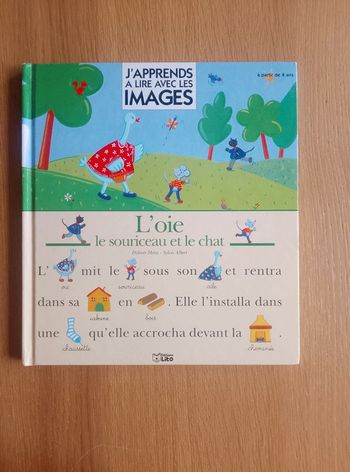 Livre enfant - livre à lire à deux - l'oie le souriceau et le chat