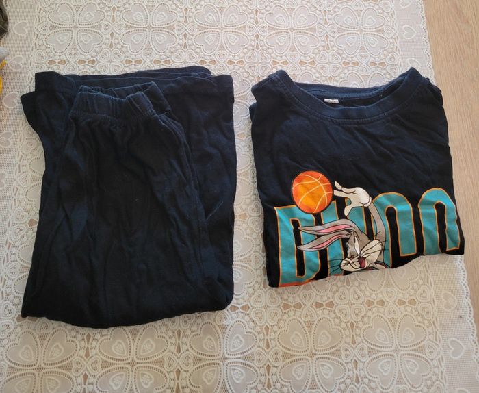 Pyjama short space jam looney tunes bugs bunny - photo numéro 3