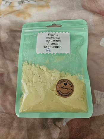 Poudre aspirateur au parfum Ananas