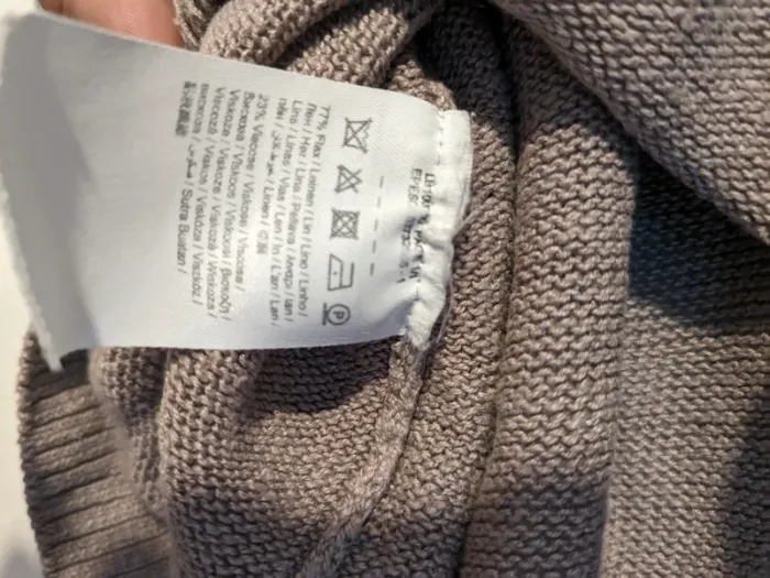 Crop-top fin EDC by Esprit, taupe lin - photo numéro 4