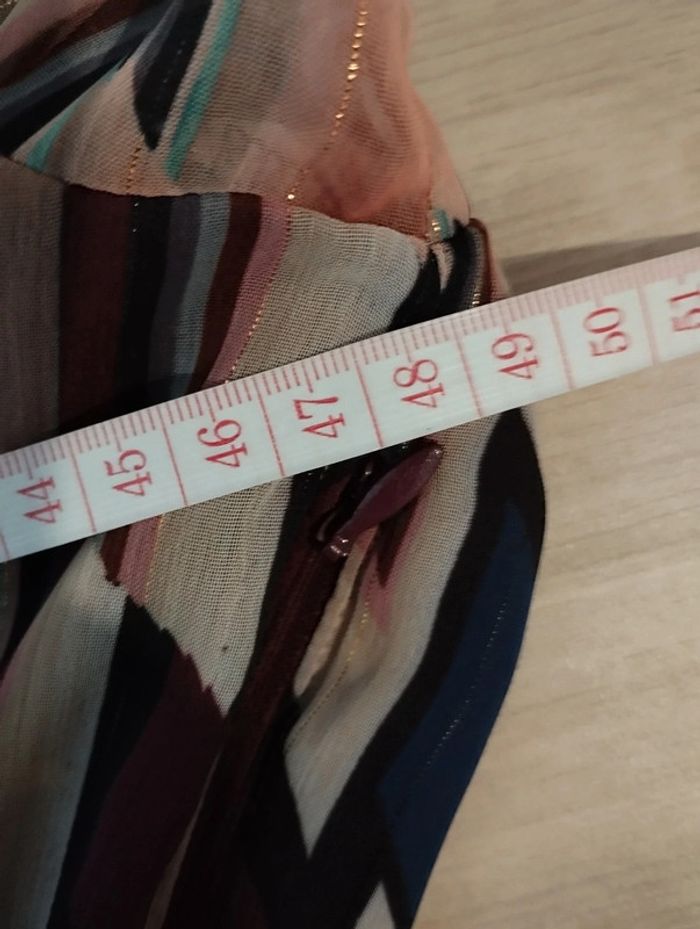 Robe multicolore et dorée taille 36 - photo numéro 7