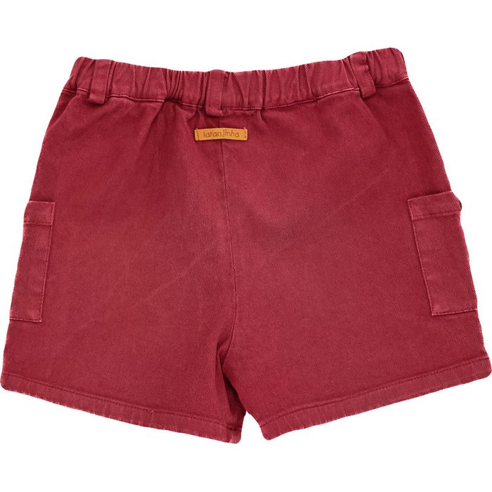 Short 24 mois en coton et élasthanne Laranjinha - photo numéro 2