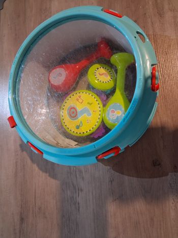 Ensemble musical bébé lot tambourin 