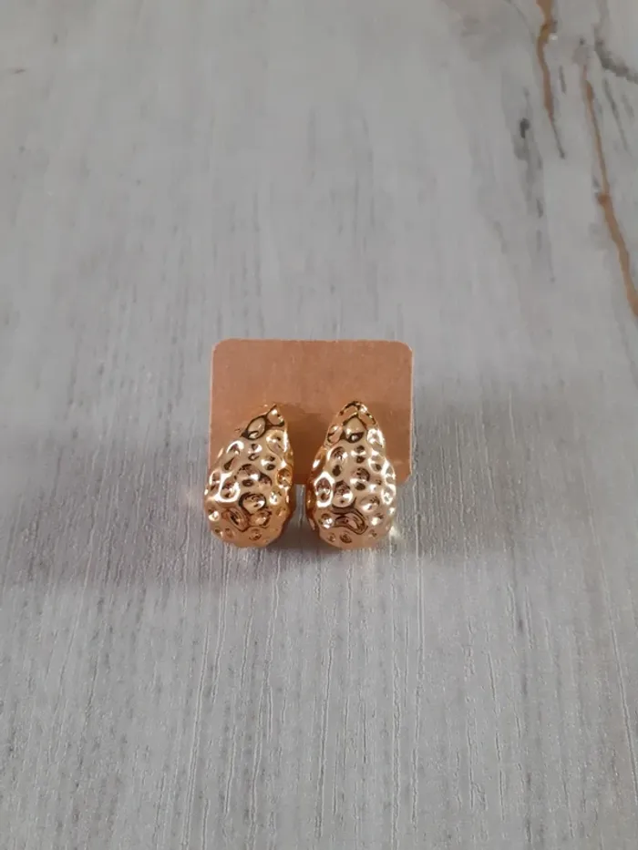 Boucles d'oreilles gouttes d'eau