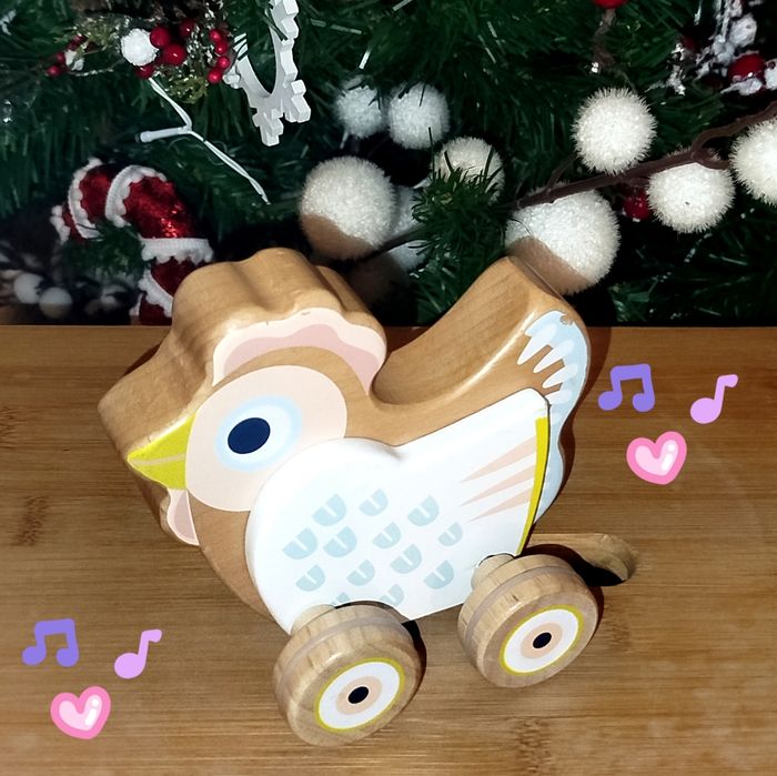 🎄. Djeco Poule à pousser Boîte à musique Baby Sing - photo numéro 3