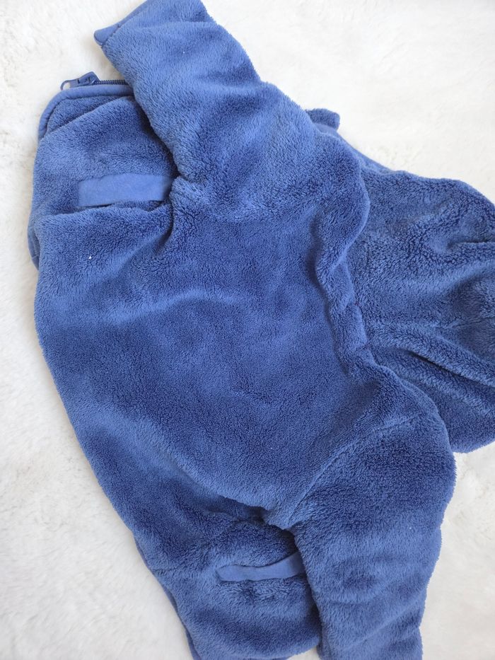 Gilet chaud bleu tisaia 3mois - photo numéro 6