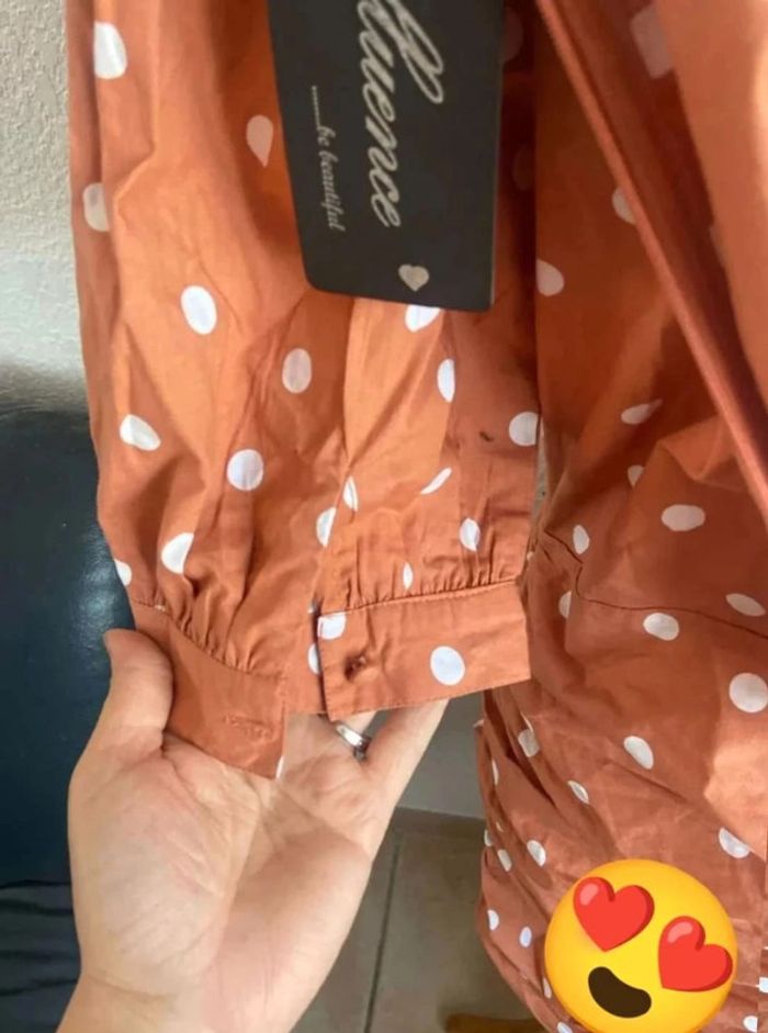 Robe à  petits  pois  neuf  T42 - photo numéro 12