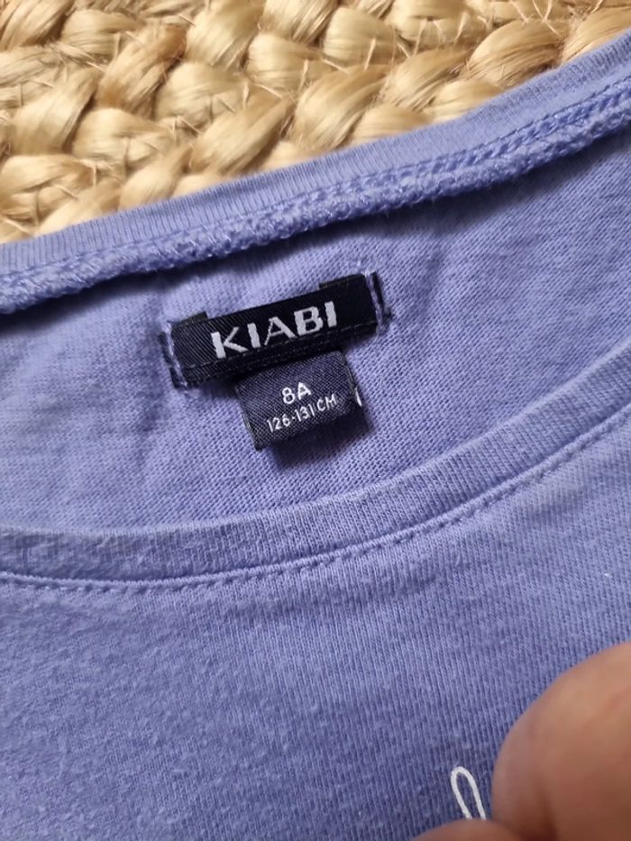 Tee-shirt kiabi mauve 8 ans - photo numéro 2