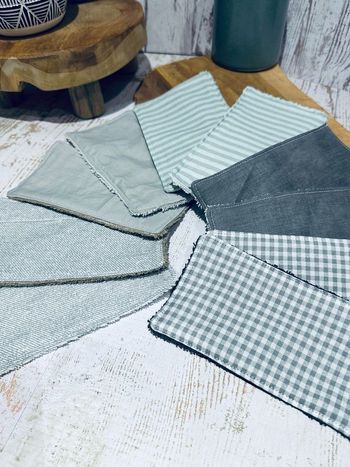 Lingettes lavable et réutilisable lot de 10