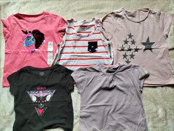 Lot de 5 hauts manches courtes