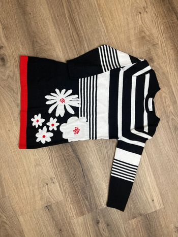 Robe pull fleurie 4 ans