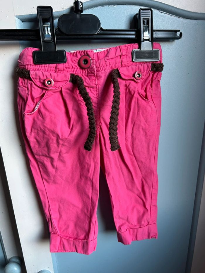 Pantalon fuschia, 6mois, tape à l’œil