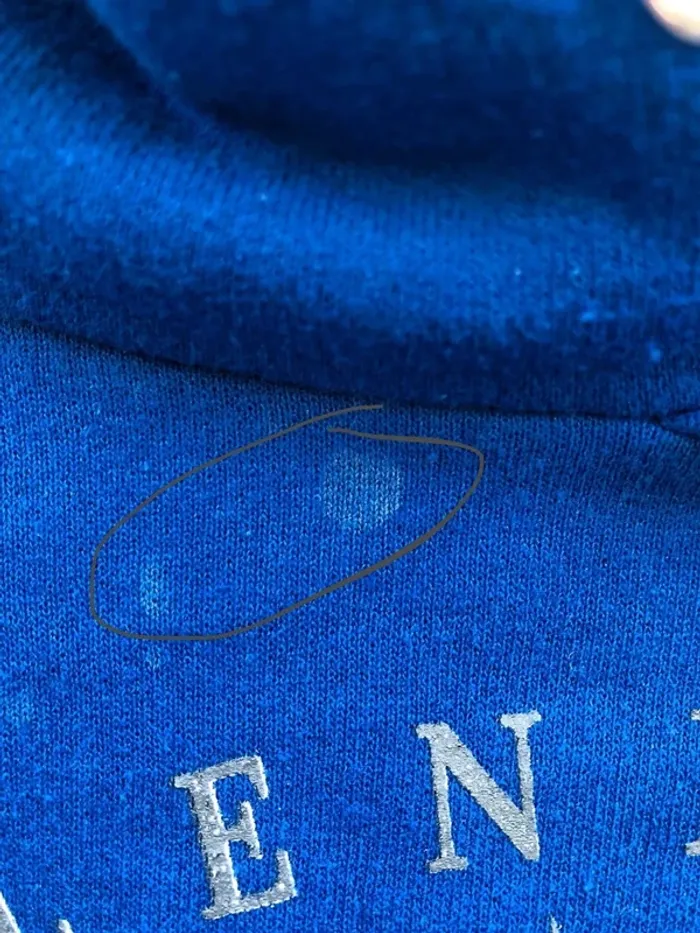 Jerzees Varsity Hoodie blue Glenpool Warriors USA Mens XL - photo numéro 9