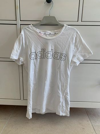 T-shirt Adidas blanc