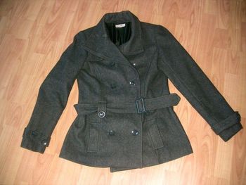 Veste manteau Mim 38 Grise