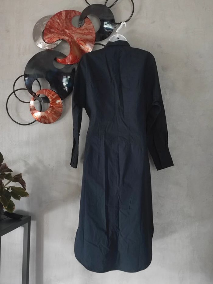Robe chemise bleue marine Neo noir - photo numéro 5