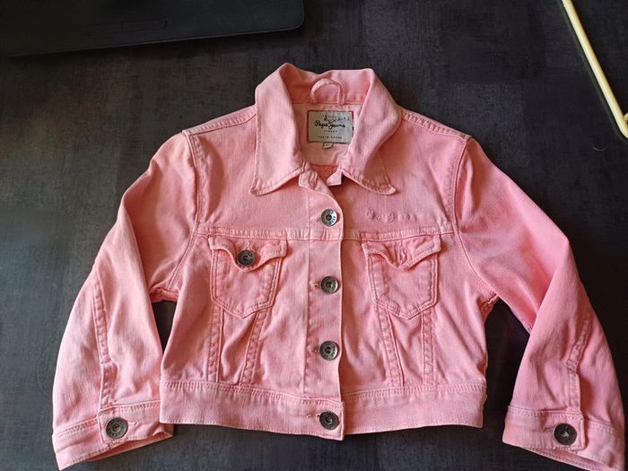 Veste jeans rose Pepe jeans