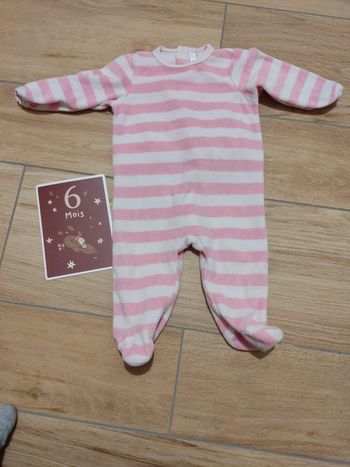 Pyjama une pièce 6 mois tex