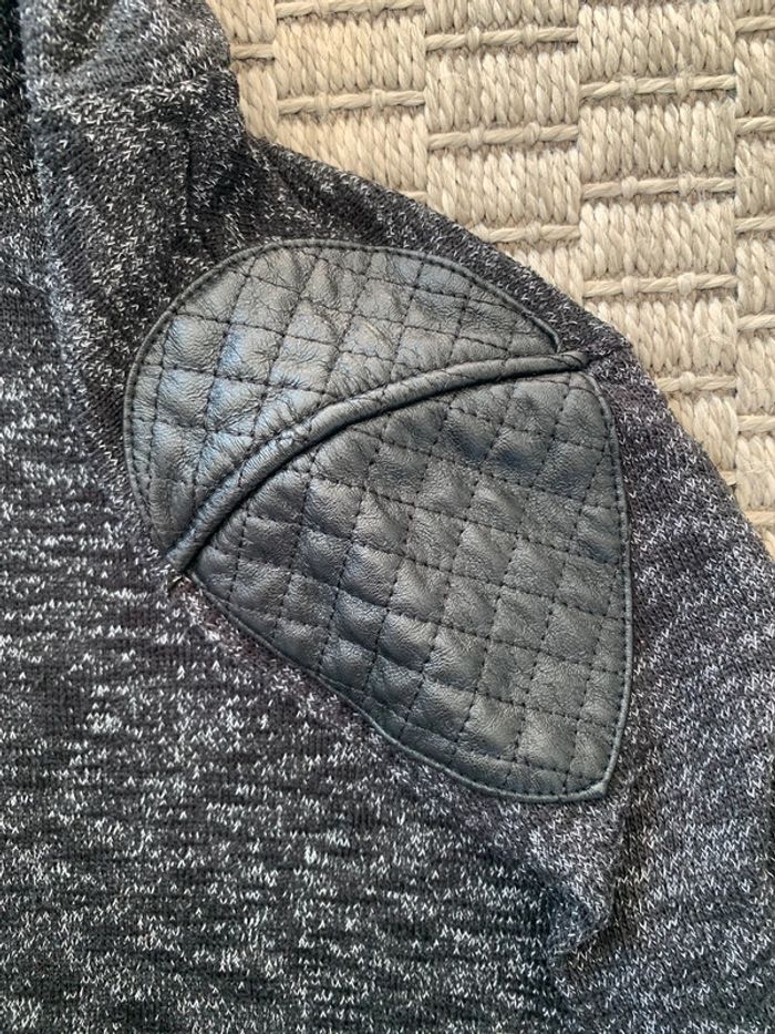 Pull garçon col roulé gris chiné 14 ans - photo numéro 4