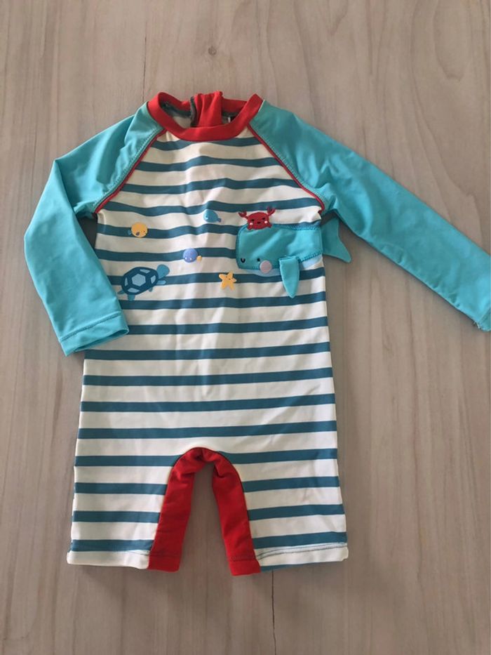 Combinaison maillot de bain 12/18 mois Sergent Major