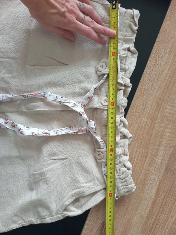 Short beige en coton T42 - photo numéro 6