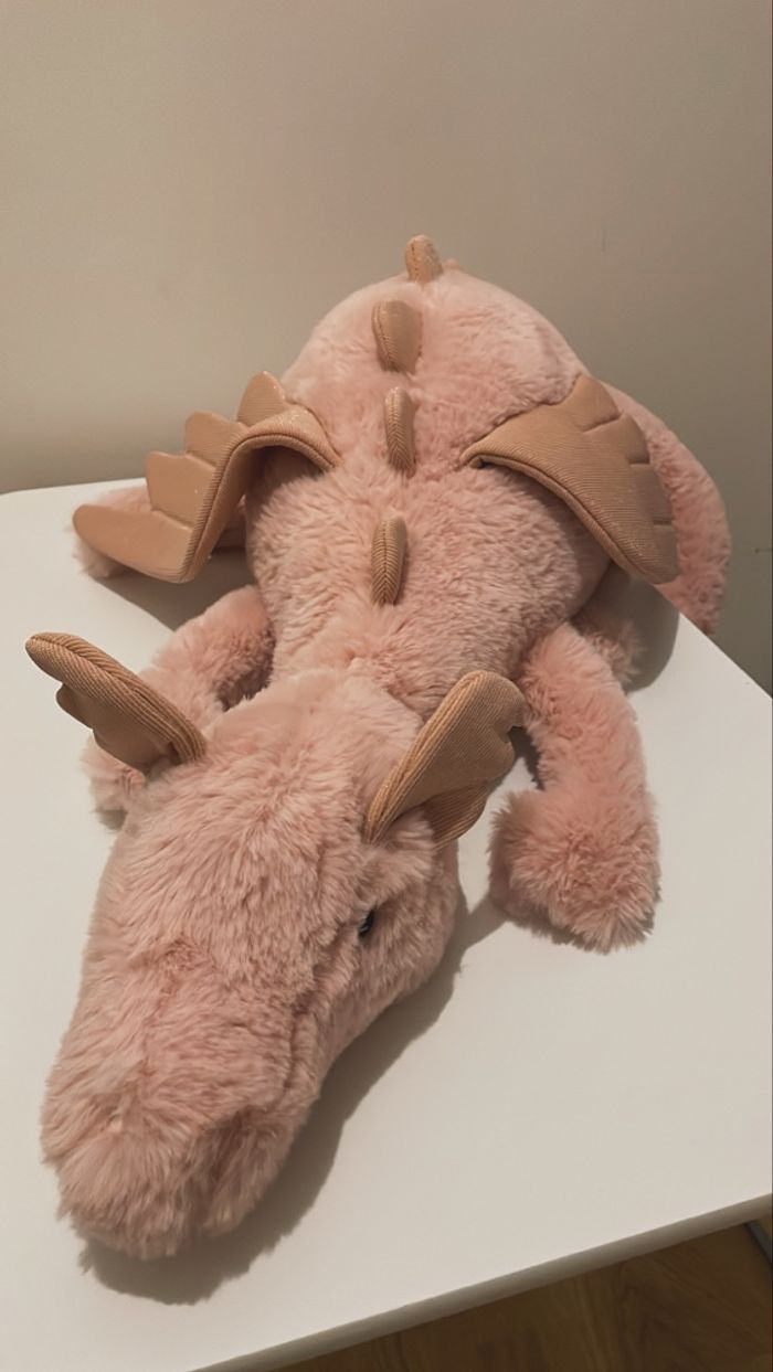 Peluche Jellycat Hugue rose dragon 🐉 - photo numéro 6