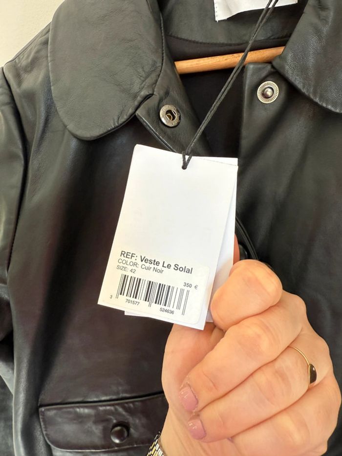 Veste en cuir Rosaé - photo numéro 6
