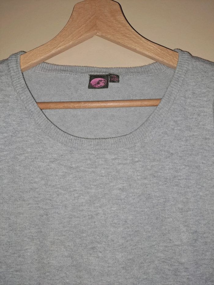 Pull sans manche gris fille 10 ans comme neuf biloo - photo numéro 8