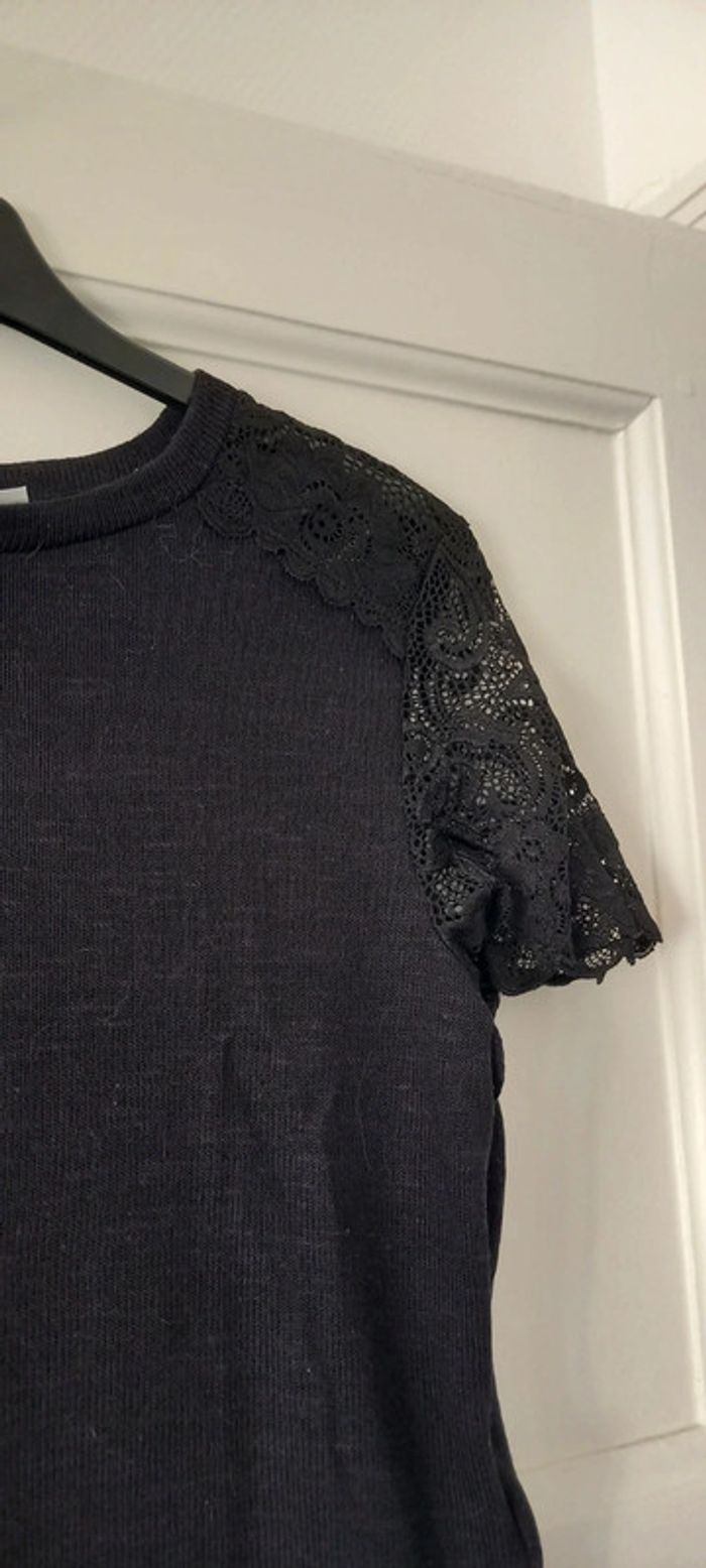 T-shirt noir H&M 38 - photo numéro 3