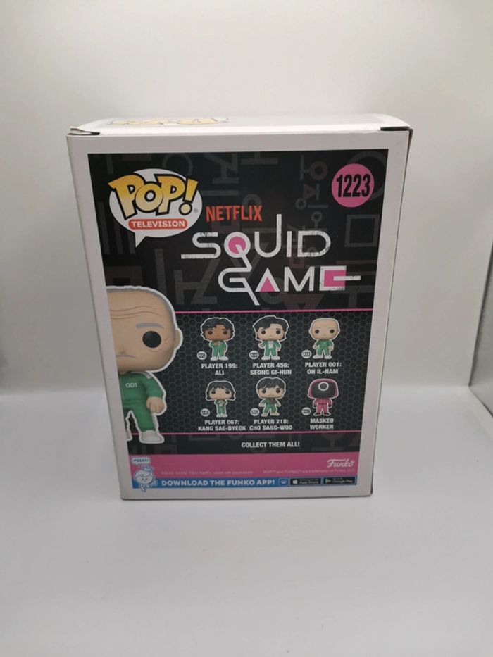 Figurine POP funko edition Netflix squid game neuf player 001 neuf - photo numéro 3