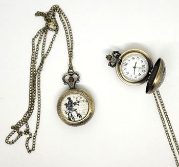 Bijoux création montre les oiseaux style vintage gousset