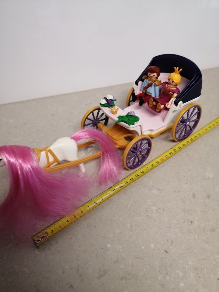 Playmobil Calèche, cheval, figurines - photo numéro 5